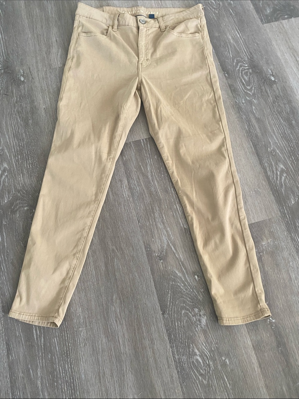 Women’s Slim Fit Chino Pants in Tan